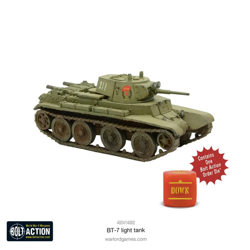 Bolt Action: Soviet BT-7 Light Tank - Miniature Games