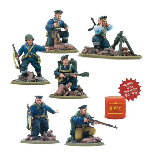 Bolt Action: Soviet Naval Brigade Weapon Teams (Preorder) - Miniature Games
