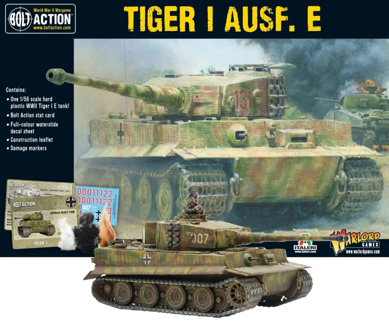 Bolt Action: Tiger I Ausf. E Heavy Tank (Plastic) (EN) - Miniature Games
