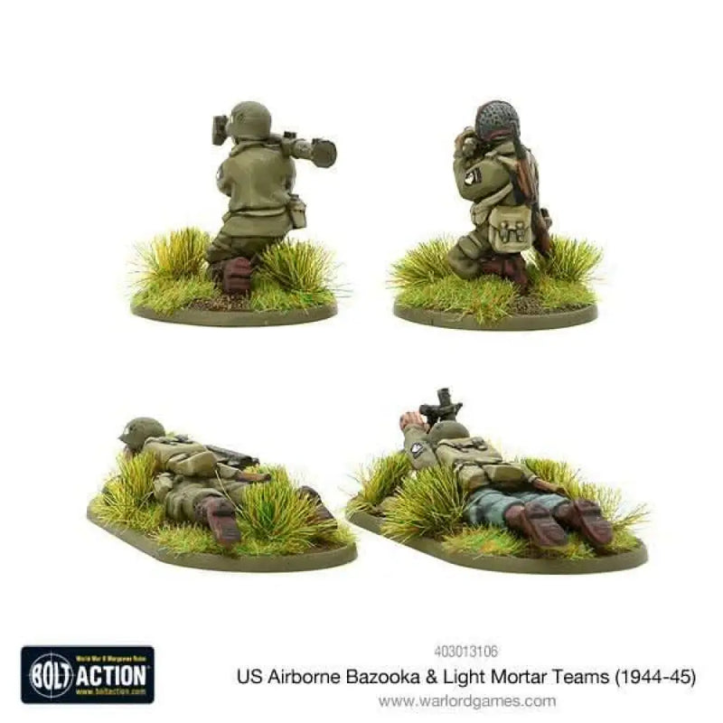 Bolt Action: US Airborne Bazooka & light mortar teams (1944-45) (Preorder) - Miniature Games