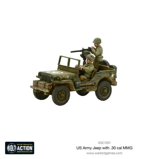 Bolt Action: US Army Jeep With 30 Cal MMG (EN)(Preorder) - Miniature Games