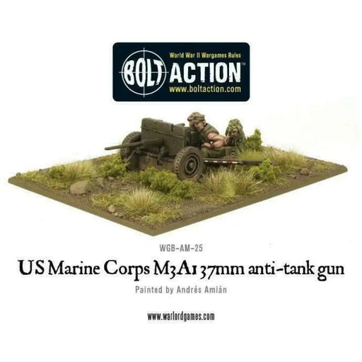 Bolt Action: USMC M3A1 37mm Anti-Tank Gun (EN)(Preorder) - Miniature Games