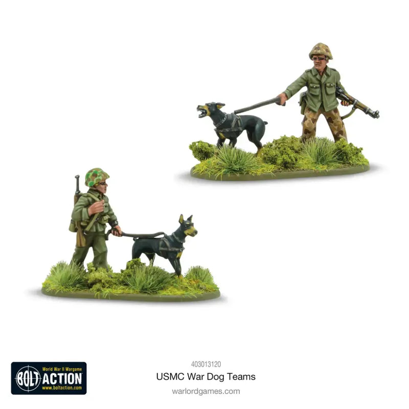 Bolt Action: USMC War Dog Teams (EN)(Preorder) - Miniature Games