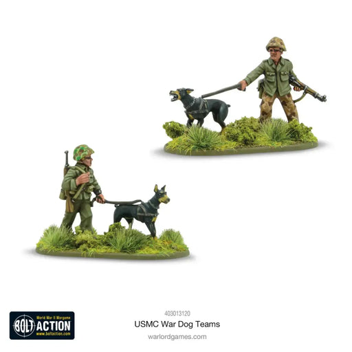 Bolt Action: USMC War Dog Teams (EN)(Preorder) - Miniature Games