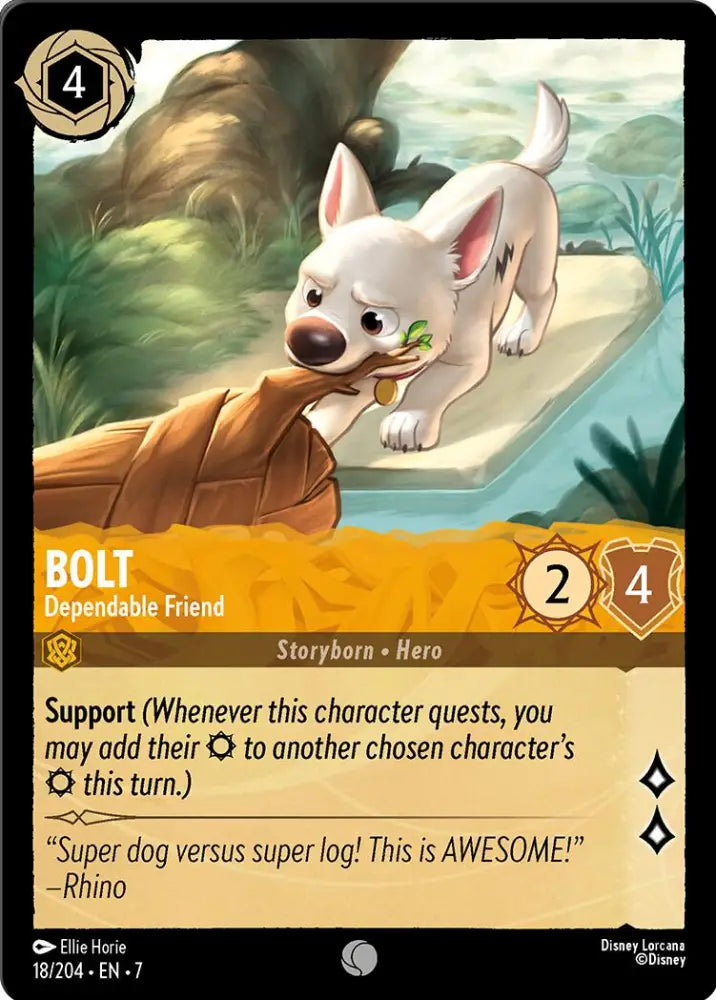 Bolt - Dependable Friend (18/204) [Archazia’s Island] - Lorcana Single
