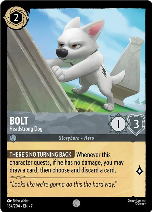 Bolt - Headstrong Dog (184/204) [Archazia’s Island] - Lorcana Single
