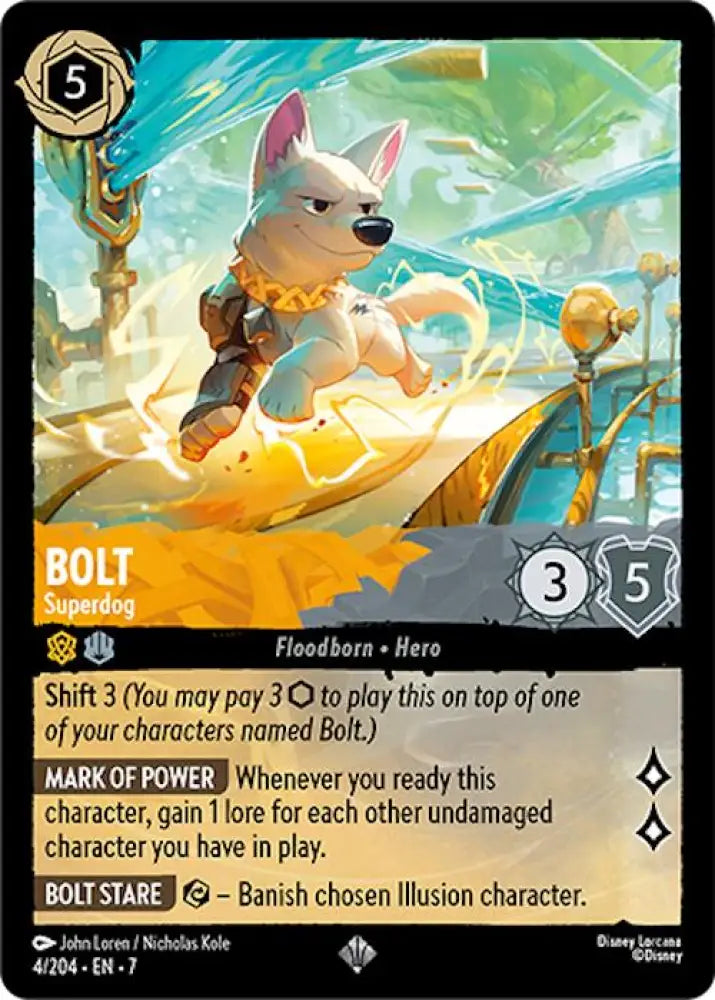 Bolt - Superdog (4/204) [Archazia’s Island] - Lorcana Single
