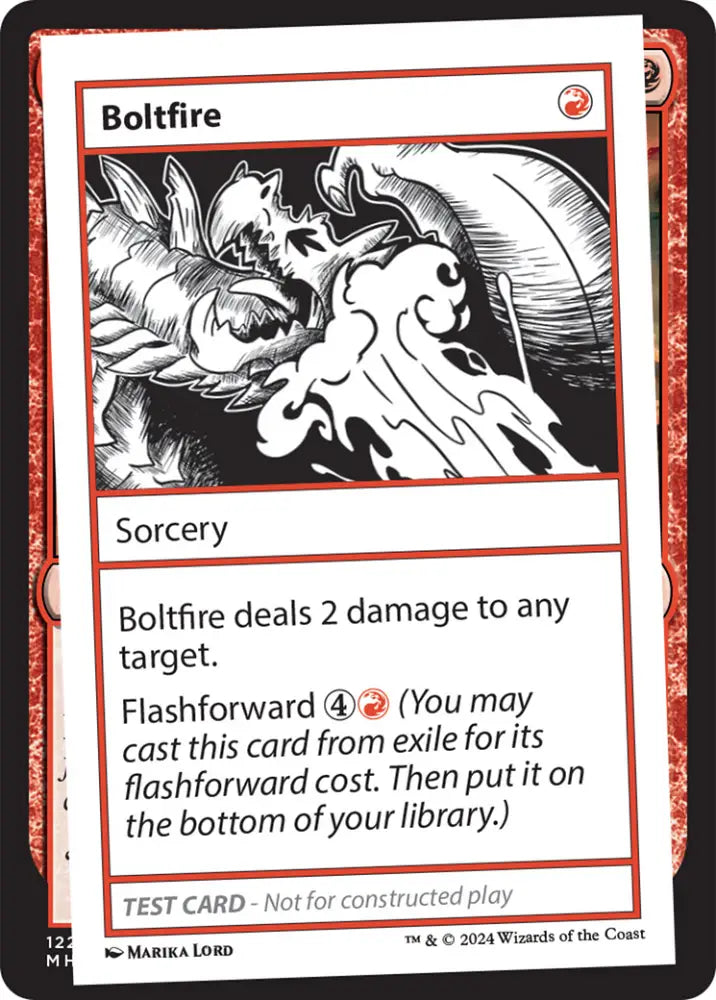 Boltfire [Mystery Booster 2 Playtest Cards] - MTG Single