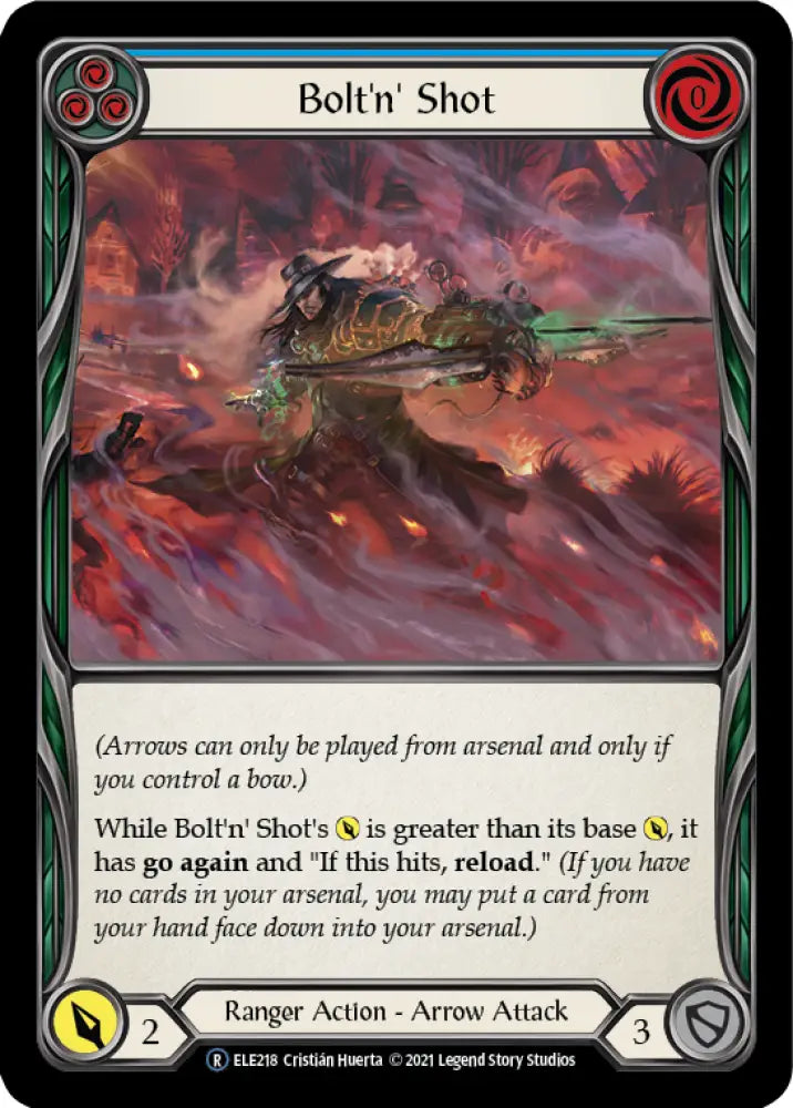 Bolt’n’ Shot (Blue) [Tales of Aria Unlimited] Unlimited Rainbow Foil - Flesh And Blood Single