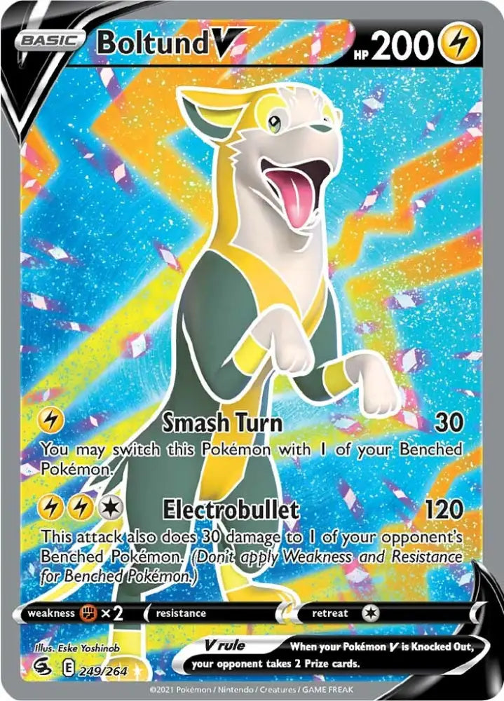 Boltund V (249/264) [Sword & Shield: Fusion Strike] - Pokemon Single