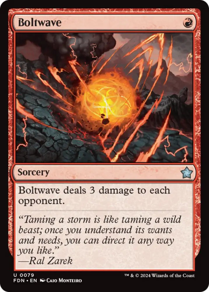 Boltwave [Foundations] - MTG Single