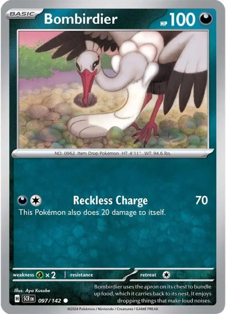 Bombirdier (097/142) [Scarlet & Violet: Stellar Crown] - Pokemon Single