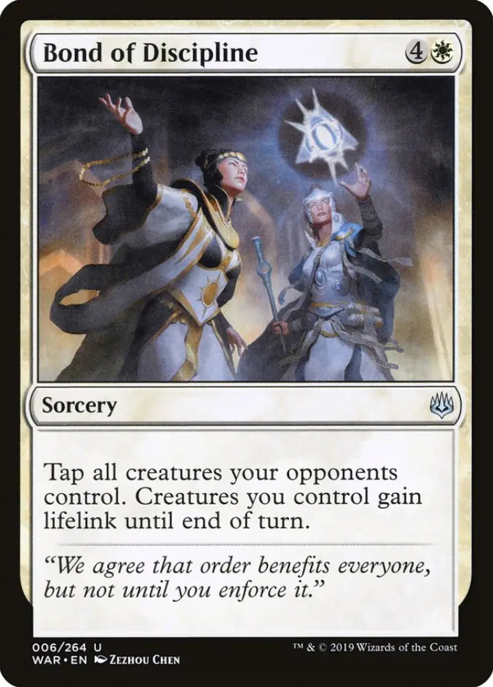 Bond of Discipline [War of the Spark] - MTG Single