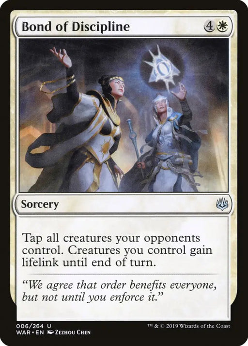 Bond of Discipline [War of the Spark] - MTG Single