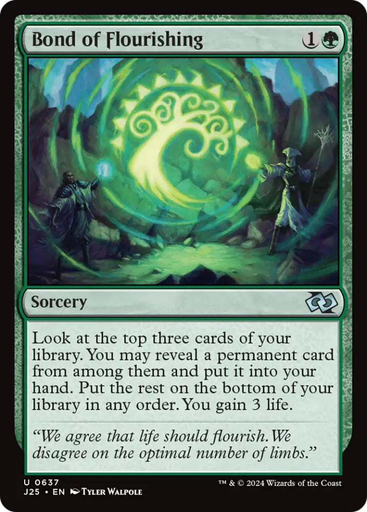 Bond of Flourishing [Foundations Jumpstart] - MTG Single