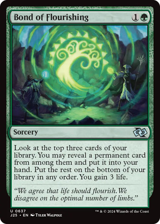 Bond of Flourishing [Foundations Jumpstart] - MTG Single