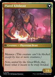 Bonded Herdbeast // Plated Kilnbeast [March of the Machine] - MTG Single