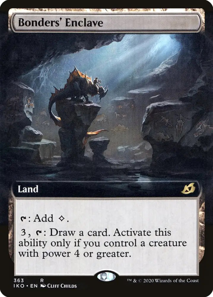 Bonders’ Enclave (Extended Art) [Ikoria: Lair of Behemoths] - MTG Single