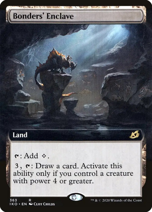 Bonders’ Enclave (Extended Art) [Ikoria: Lair of Behemoths] - MTG Single
