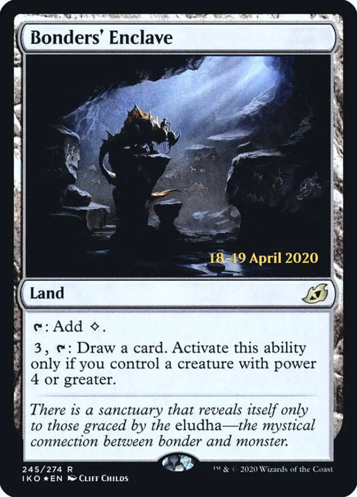 Bonders’ Enclave [Ikoria: Lair of Behemoths Prerelease Promos] - MTG Single