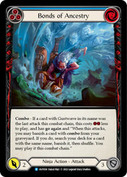 Bonds of Ancestry (Blue) [Outsiders] Rainbow Foil - Flesh And Blood Single