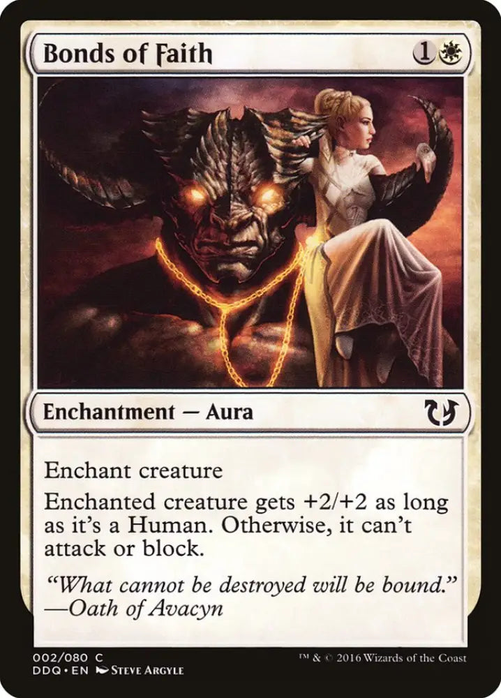 Bonds of Faith [Duel Decks: Blessed vs. Cursed] - MTG Single