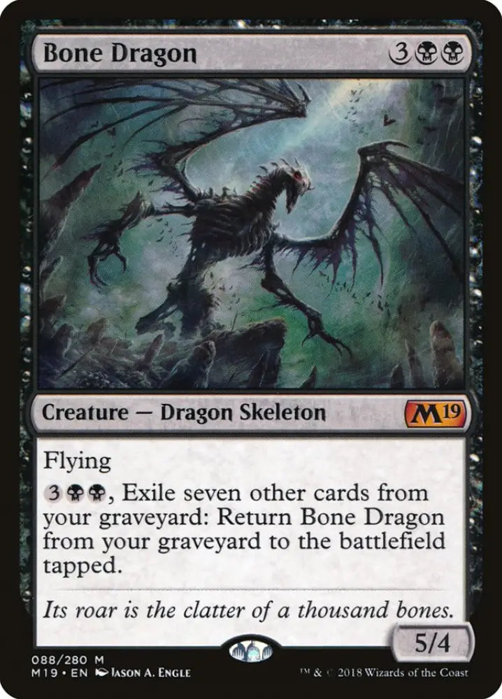 Bone Dragon [Core Set 2019] - MTG Single