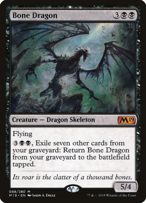 Bone Dragon [Core Set 2019] - MTG Single