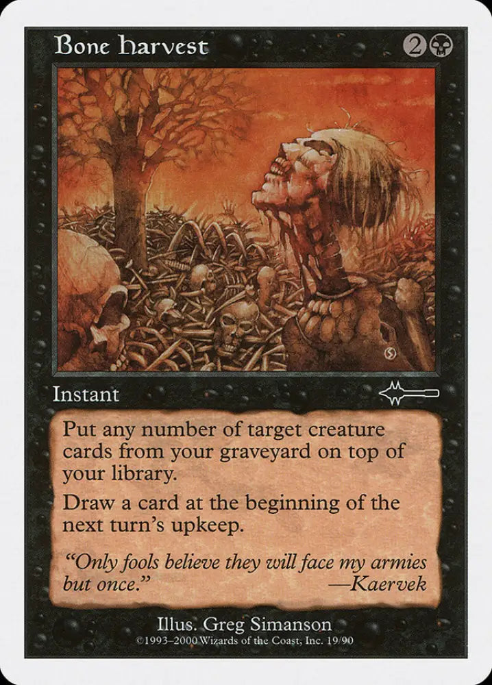 Bone Harvest [Beatdown] - MTG Single