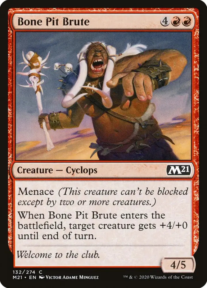 Bone Pit Brute [Core Set 2021] - MTG Single