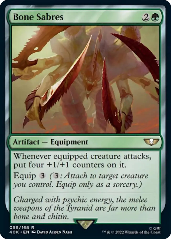 Bone Sabres [Warhammer 40,000] - MTG Single