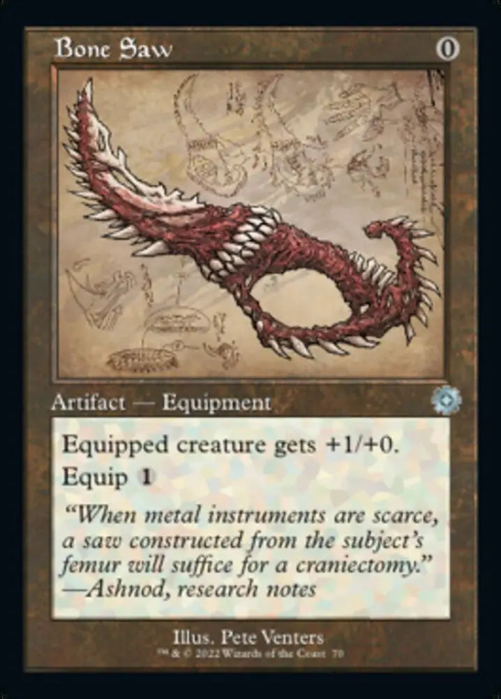 Bone Saw (Retro Schematic) [The Brothers’ War Retro Artifacts] - MTG Single