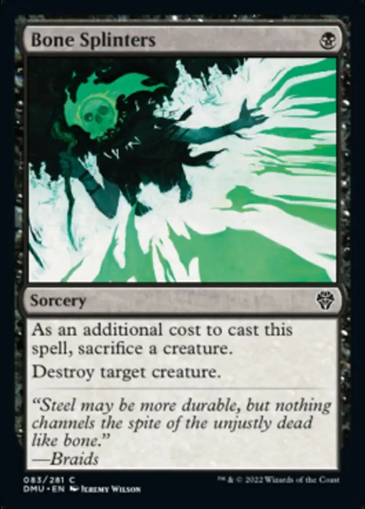 Bone Splinters [Dominaria United] - MTG Single
