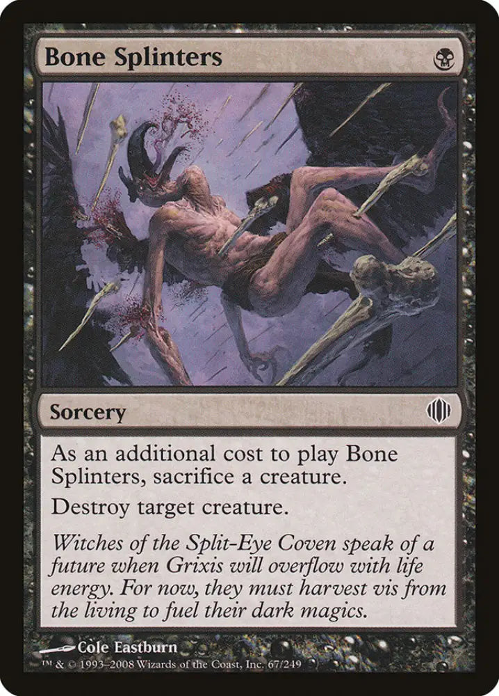 Bone Splinters [Shards of Alara] - MTG Single