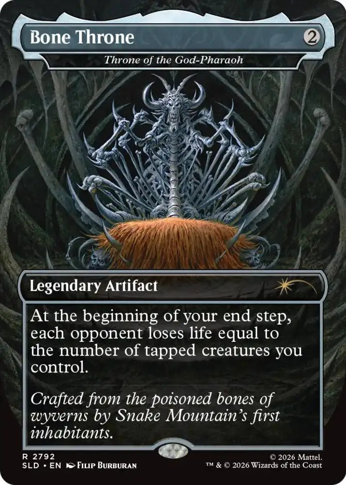 Bone Throne - Throne of the God-Pharaoh (2792) [Secret Lair Drop]