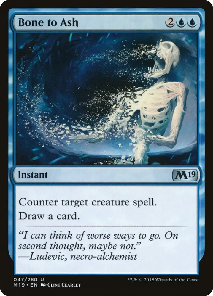 Bone to Ash [Core Set 2019] - MTG Single