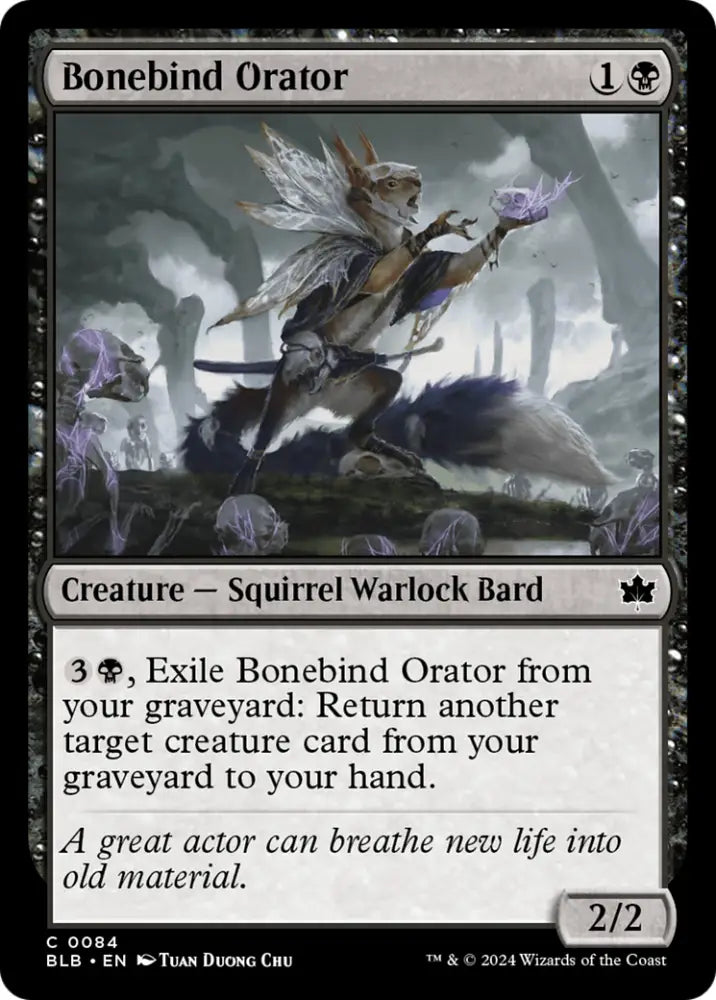 Bonebind Orator [Bloomburrow] - MTG Single