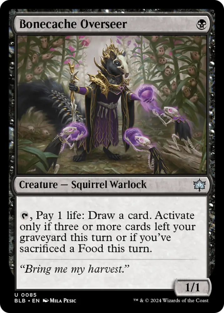 Bonecache Overseer [Bloomburrow] - MTG Single