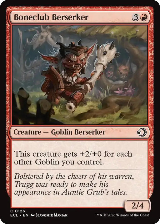 Boneclub Berserker (126) [Lorwyn Eclipsed]