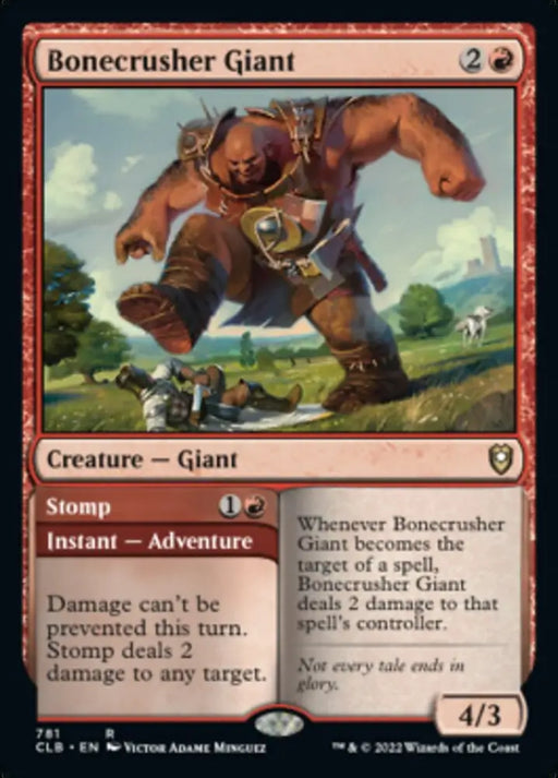 Bonecrusher Giant // Stomp [Commander Legends: Battle for Baldur’s Gate] - MTG Single