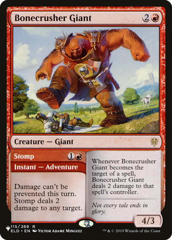 Bonecrusher Giant [The List] - MTG Single