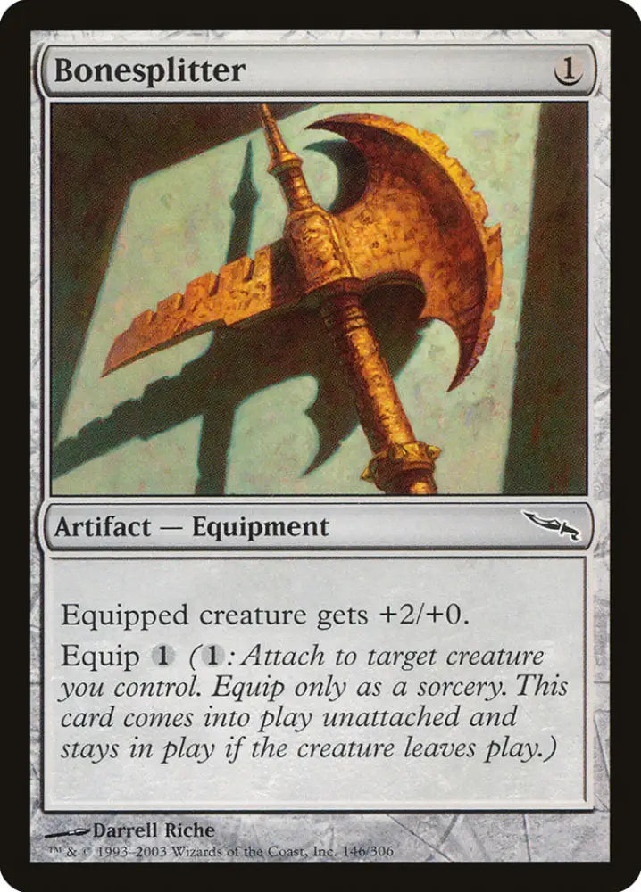 Bonesplitter [Mirrodin] - MTG Single