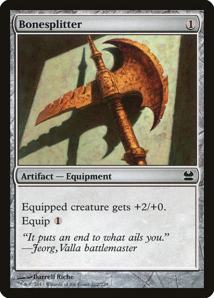 Bonesplitter [Modern Masters] - MTG Single