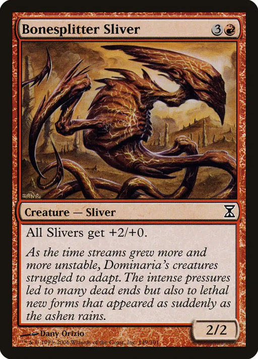 Bonesplitter Sliver [Time Spiral] - MTG Single