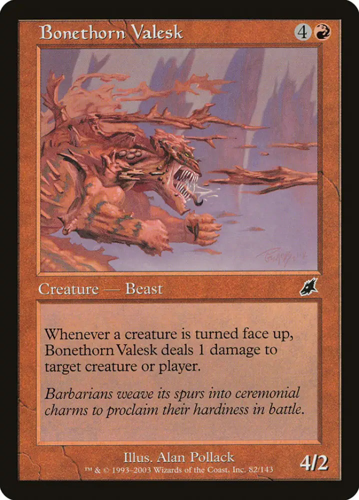 Bonethorn Valesk [Scourge] - MTG Single