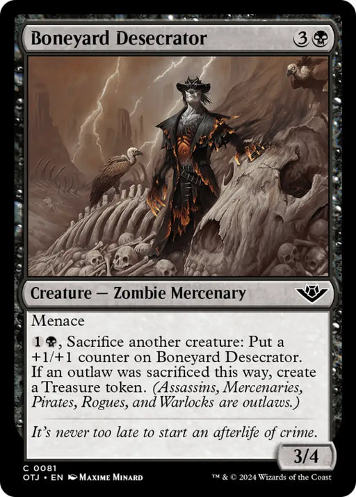 Boneyard Desecrator [Outlaws of Thunder Junction] - MTG Single