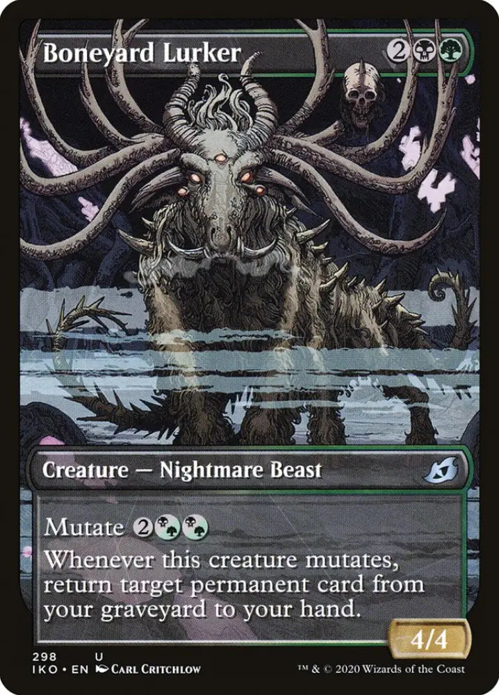 Boneyard Lurker (Showcase) [Ikoria: Lair of Behemoths] - MTG Single