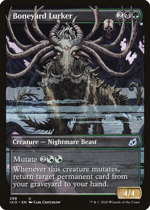 Boneyard Lurker (Showcase) [Ikoria: Lair of Behemoths] - MTG Single