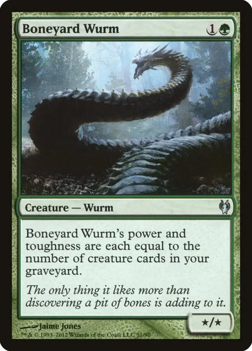 Boneyard Wurm [Duel Decks: Izzet vs. Golgari] - MTG Single