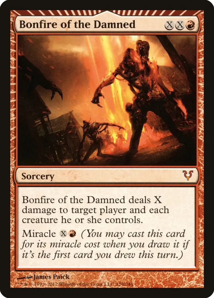 Bonfire of the Damned [Avacyn Restored] - MTG Single